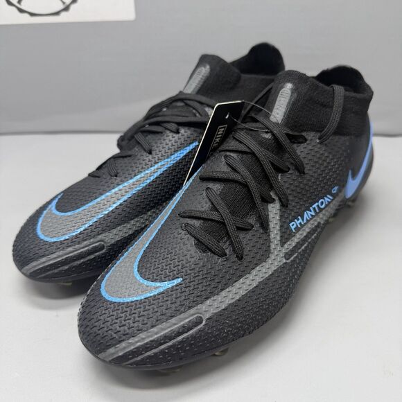 Nike Phantom GT2 Elite FG ACC Black Blue Soccer Cleats CZ9889-004 Men Sz 6 NEW main image 4